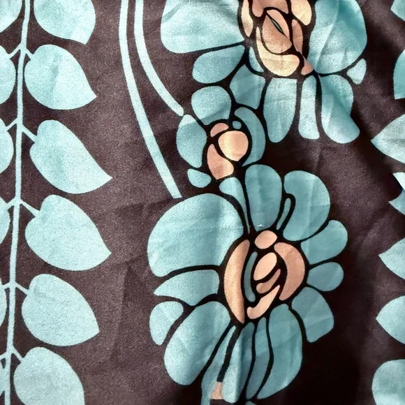 🧚🏻♀️ Mossimo teal and black a-line skirt size 4 - Picture 4 of 6